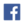 Ícone com logo do Facebook